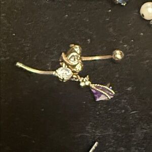 Gold and Purple Women's Jewelry